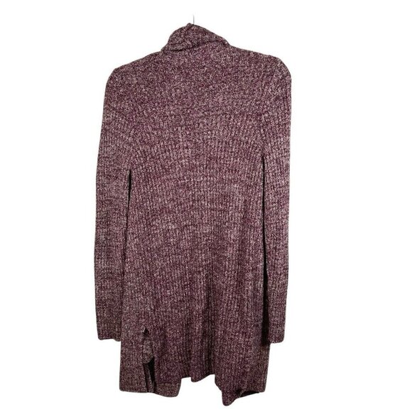 Barefoot Dreams Cozychic Lite Montecito Cardi Cardigan Wrap Heathered‎ Plum Sz M - Picture 3 of 12